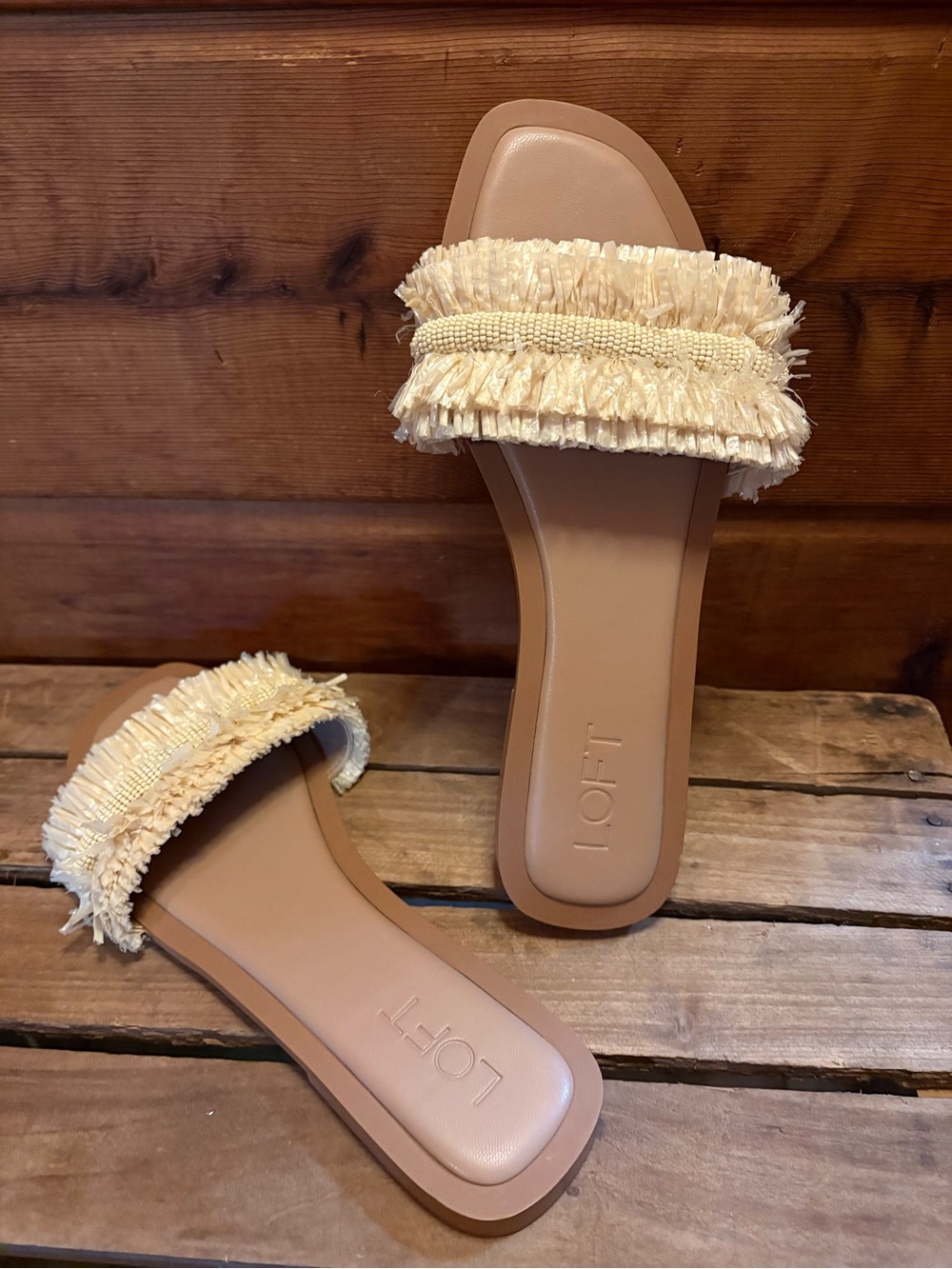 LOFT SLIP ON SANDALS